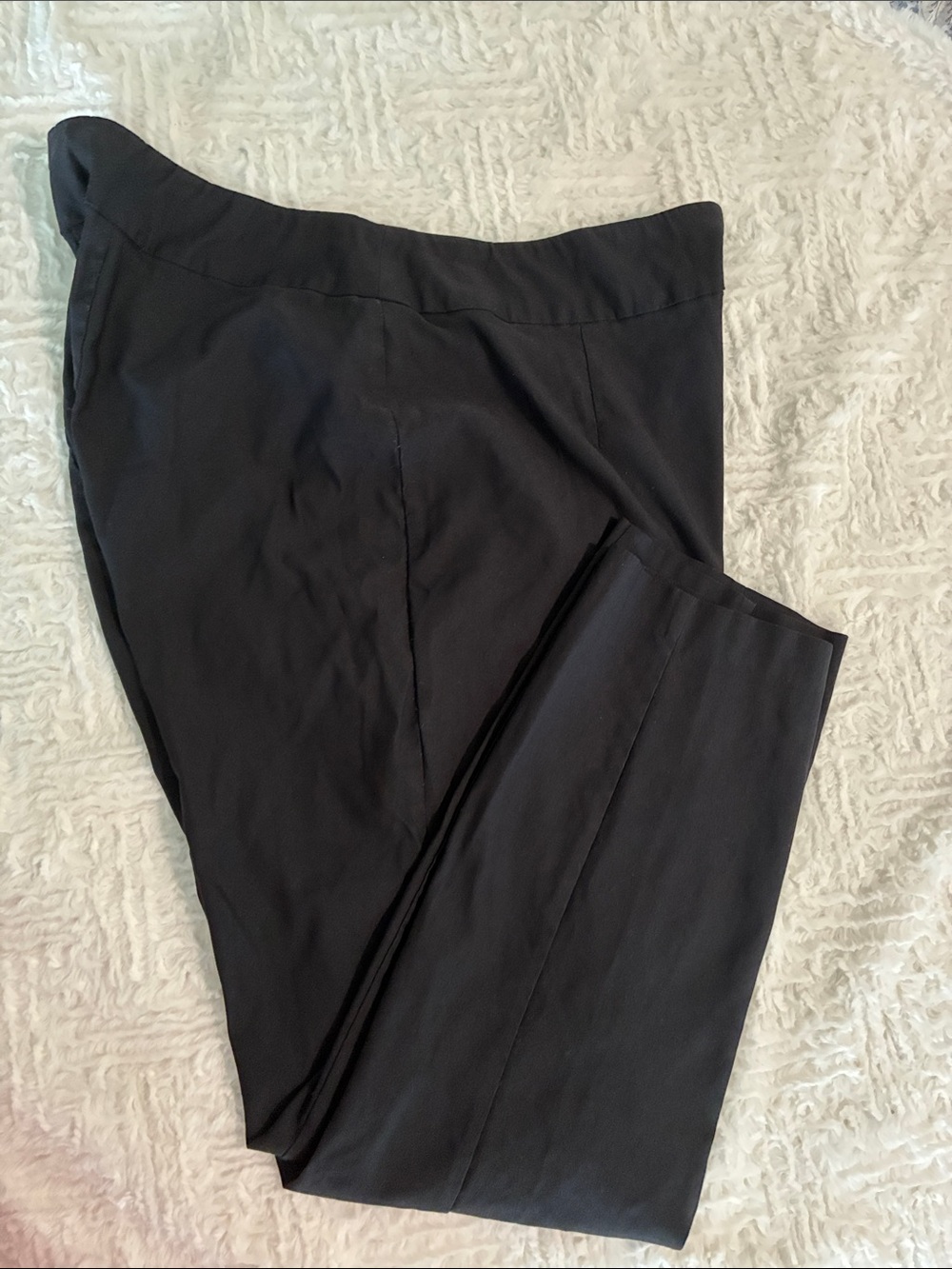 Cato Black Pull-On Ankle Pants